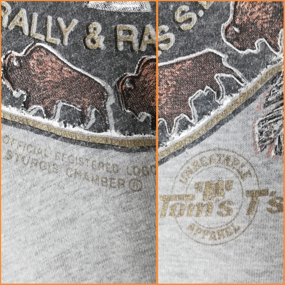 Harley Davidson Vintage Millennium Sturgis T-shirt, Size Large - Picture 6 of 8